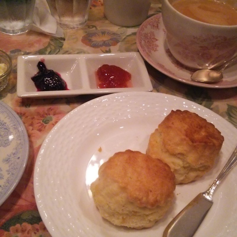 cream tea set(サラ)