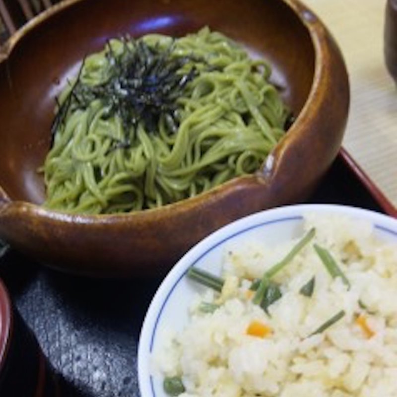 ざるそばかやくごはんセット(新町 招福亭 （しょうふくてい）)