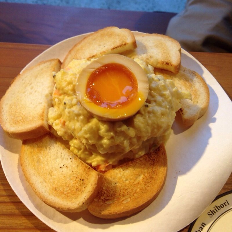 スタウト味玉のポテトサラダ(キリン一番搾りガーデン 大阪店 )