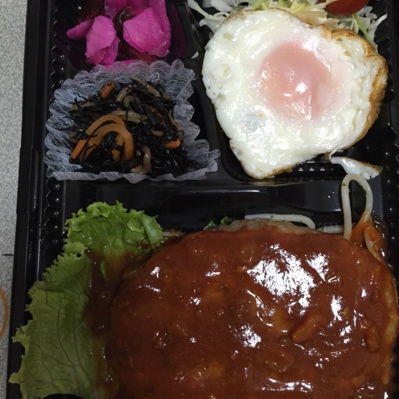 ハンバーグ弁当　おかずのみ(朝昼晩)