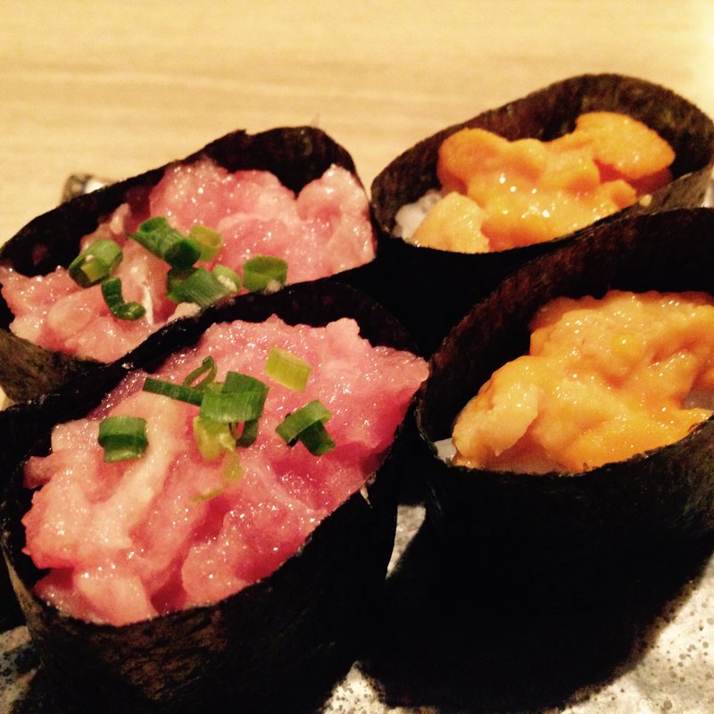 うにと明太子(神楽坂すしアカデミー )