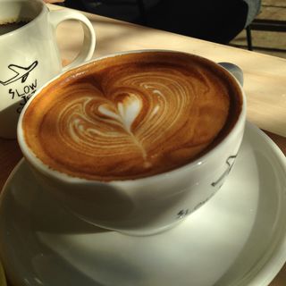 カフェオレ(SLOW JET COFFEE スロージェットコーヒー)