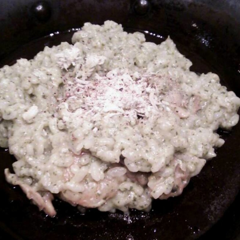 ベラガッティーノの魚介のジェノバ風リゾット(フランダース・テイル ハービスプラザ 梅田)