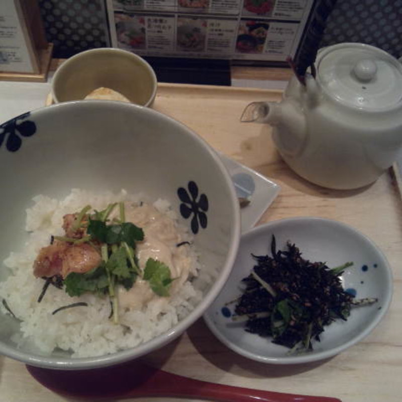 生湯葉と炙り明太子のだし茶漬け(だし茶漬け えん 有楽町イトシア店)