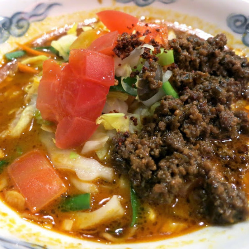 野菜カレー担々麺(過門香歩高里（ブルゴーニュ） 六本木店)