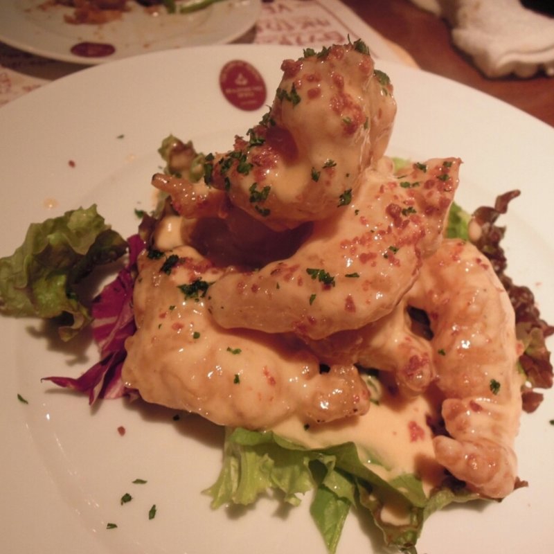 海老のフリット　(にんにく料理専門店 はじめの一っぽ HAJIME NO IPPO)