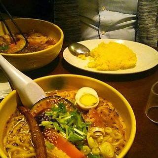 スープカリーラーメン(札幌スープカレー YellowSpice（銀座イエロースパイス）)