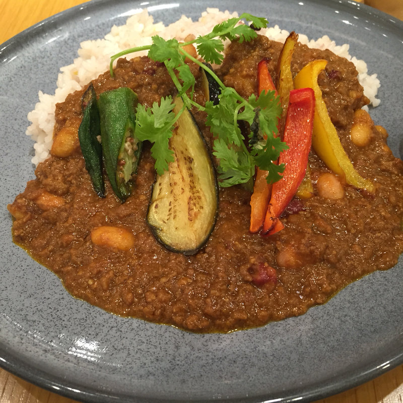 野菜たっぷりキーマカレー 十穀ご飯(MARFA CAFÉ)