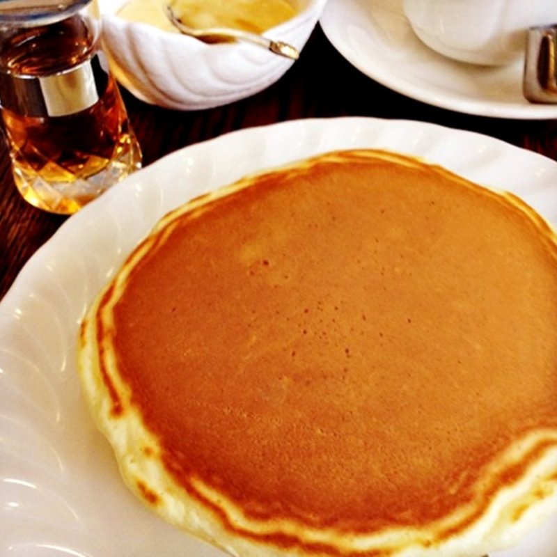 ホットケーキ（カスタードクリーム付き）(珈琲専門店 トミィ)