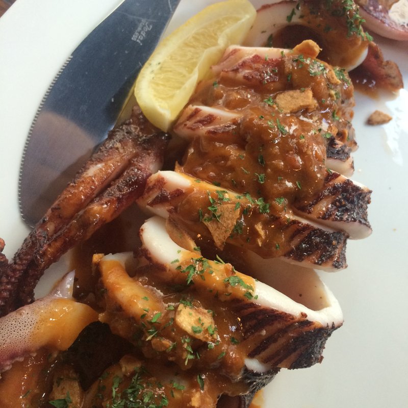 するめいかのアラビアータソース(イタリアンバル UOKIN)