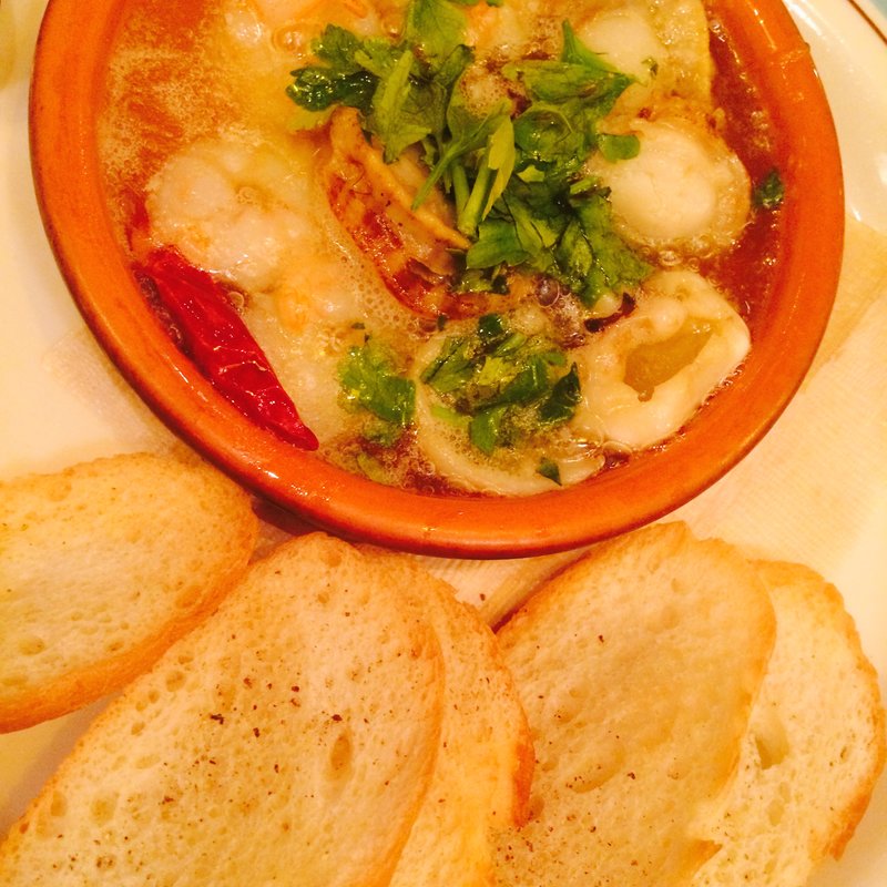 海老と帆立のアヒージョ(SPAGHETTERIA BUONO！)