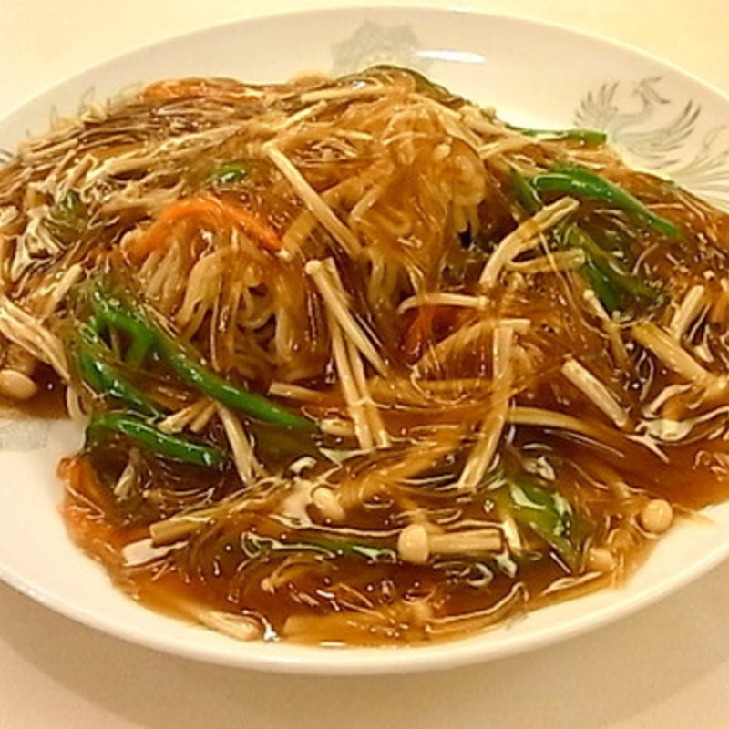 フカヒレあんかけ焼きそば(北海園)