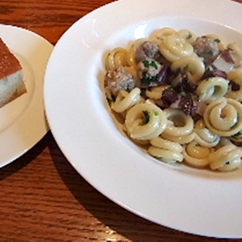 自家製サルシッチャとベローナのトルキエッティ(cucina italiana HARU クチーナ・イタリアーナ・ハル)