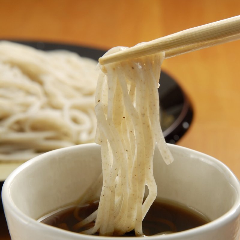 冷たい蕎麦：せいろ蕎麦(銀座捨松)