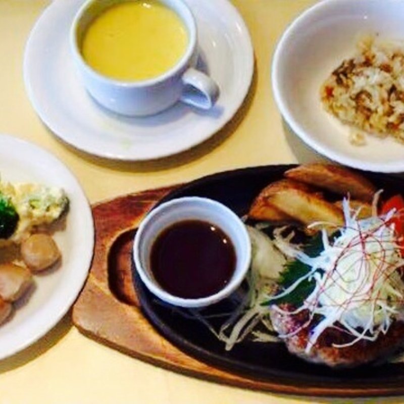 おろしポン酢合挽きハンバーグランチ(ステーキのあさくま 四日市店 （【旧店名】あさくまキッチン）)