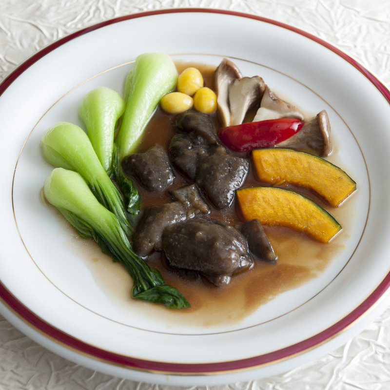 ネギとナマコ煮(孔子膳堂 （コウシゼンドウ）)