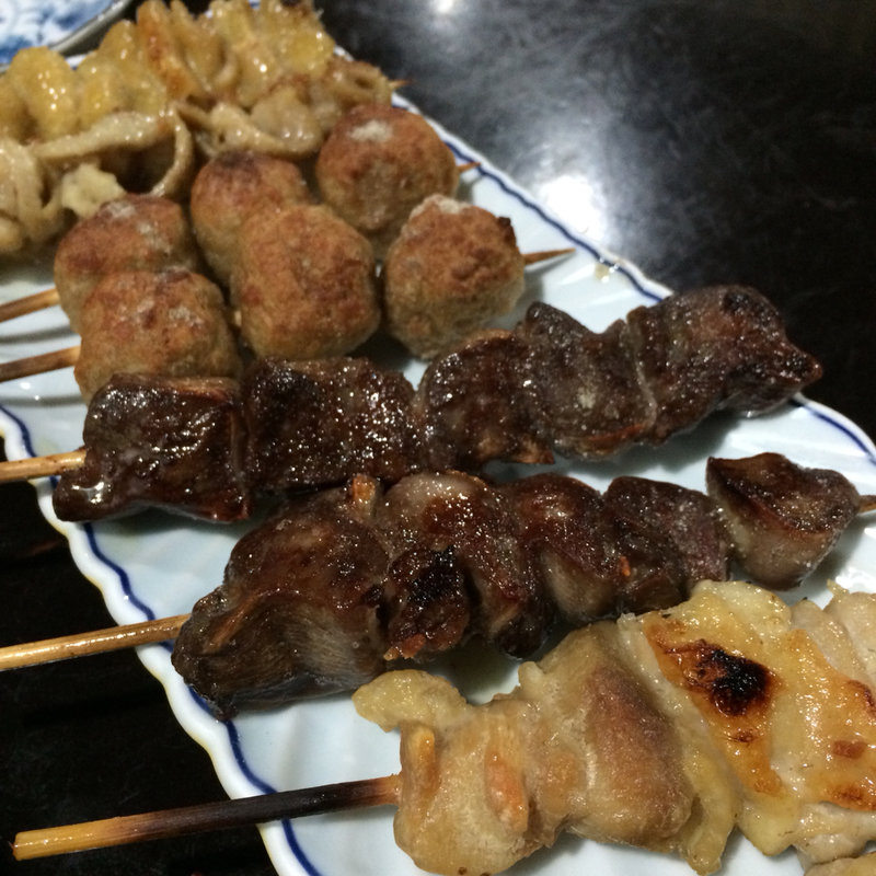 串盛り(串焼酒)