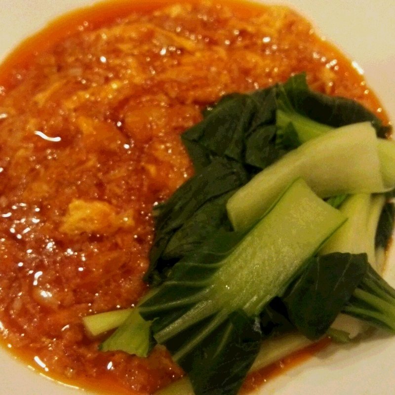 エビのチリソース煮（ディナーセット）(中国料理 ろぉしゃん)