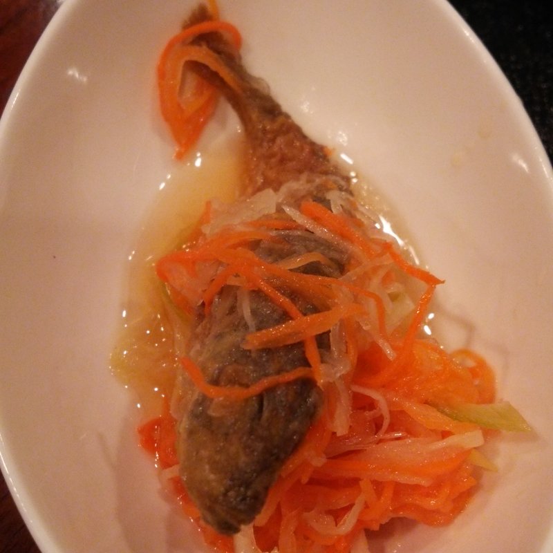 鯵のマリネ（ディナーセット）(中国料理 ろぉしゃん)