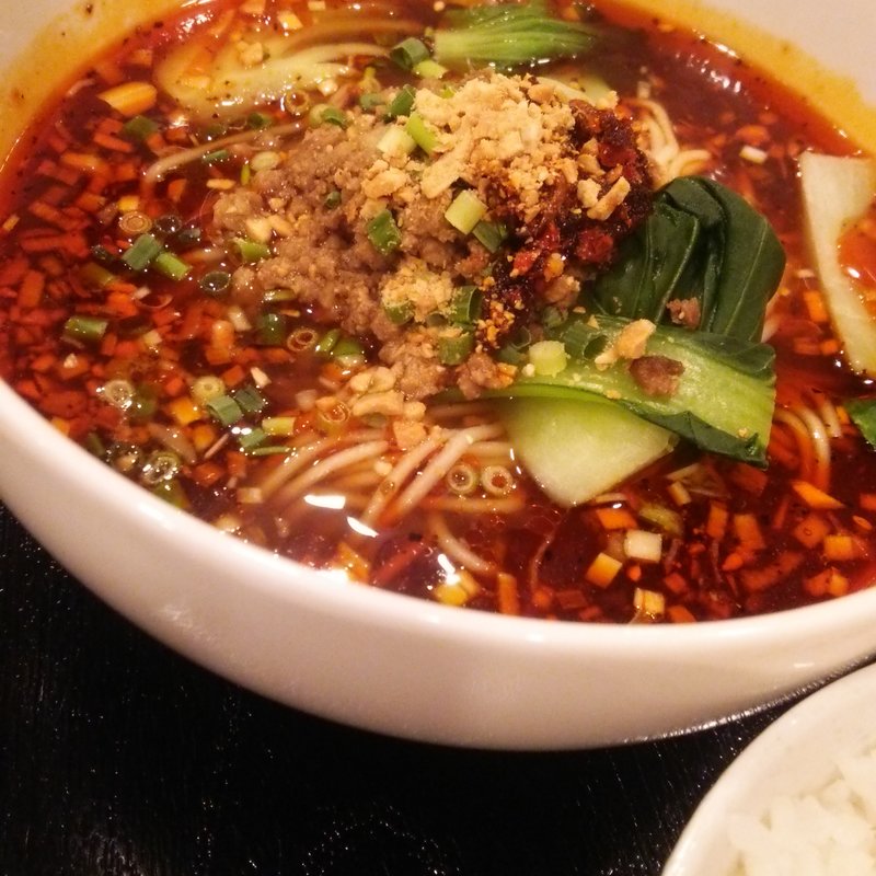 サンラータン麺（ディナーセット）(中国料理 ろぉしゃん)