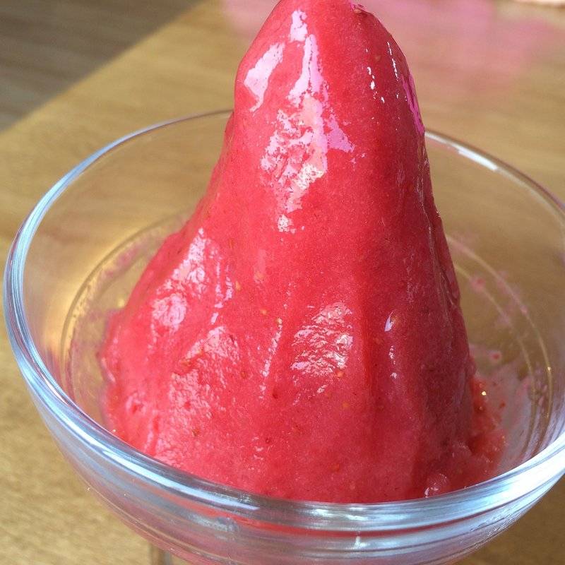 静岡藤枝産いちごかき氷(雪ノ下　横浜)