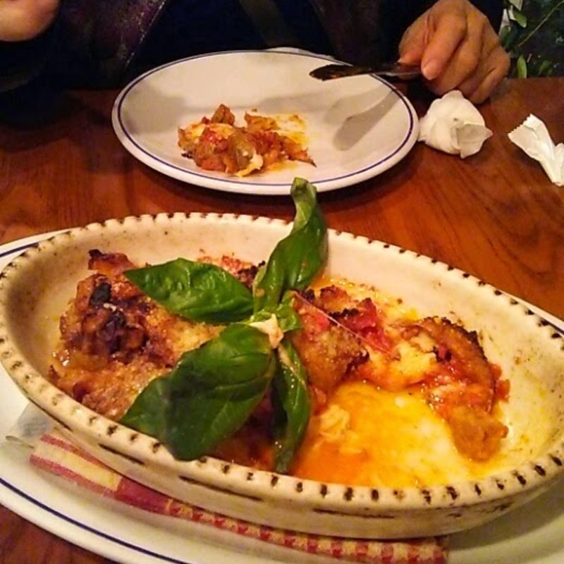 米ナス、モッツｧレラ、パルメジャンチーズのオーブン焼き(Pizzeria Trattoria Vomero)