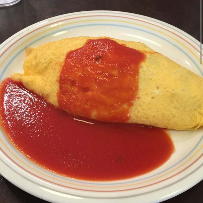 チキンオムライス(おむらはうす 出町柳店 )