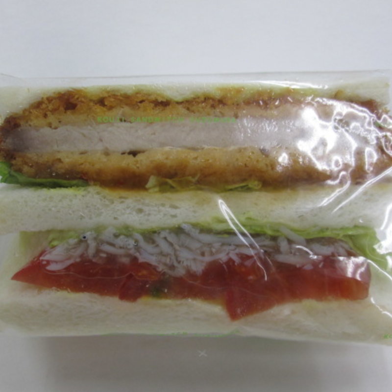 じゃこ梅とおろしポン酢のとんかつ(KOUJI SANDWICH（コウジサンドイッチ）)
