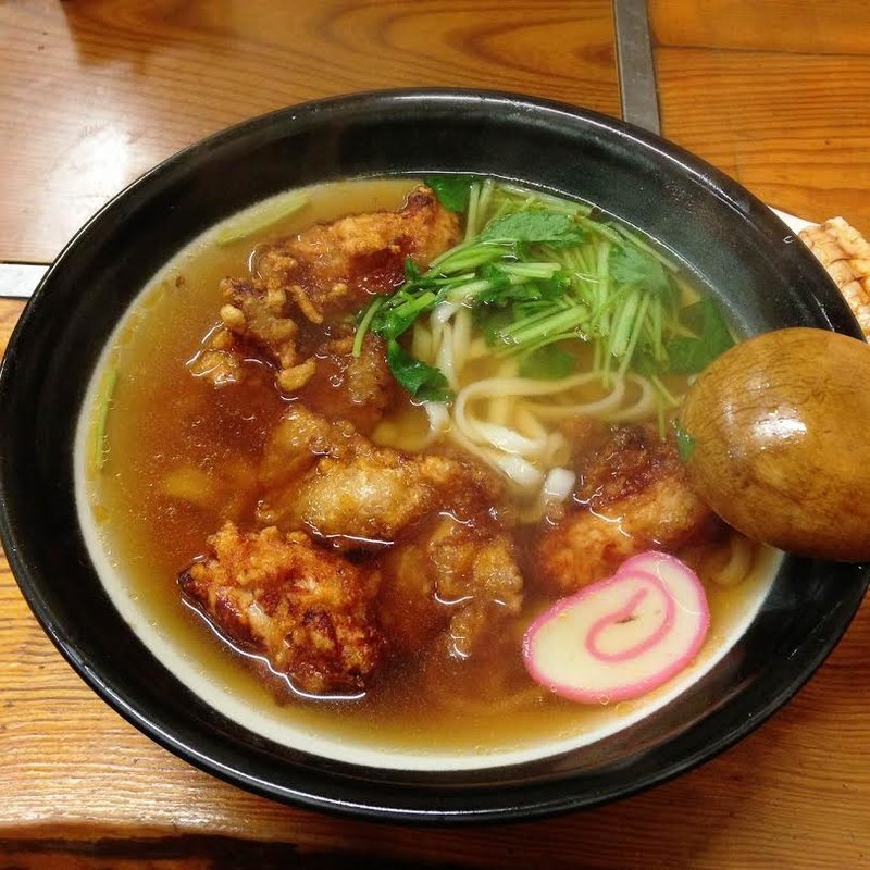 からあげうどん(谷九 ふる里)