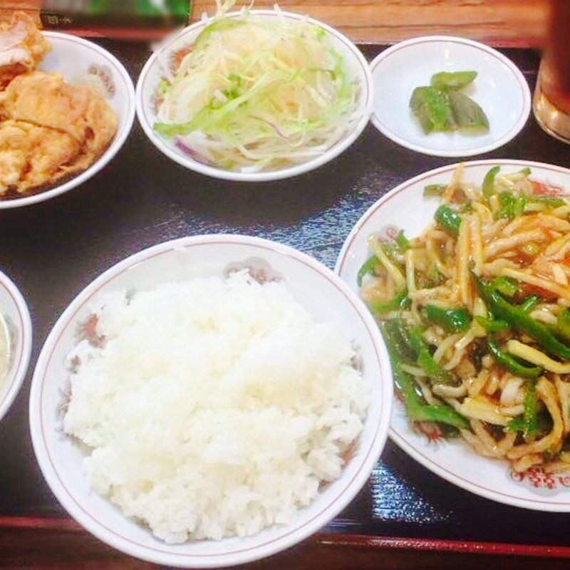 チンジャオロース定食(盛華 )