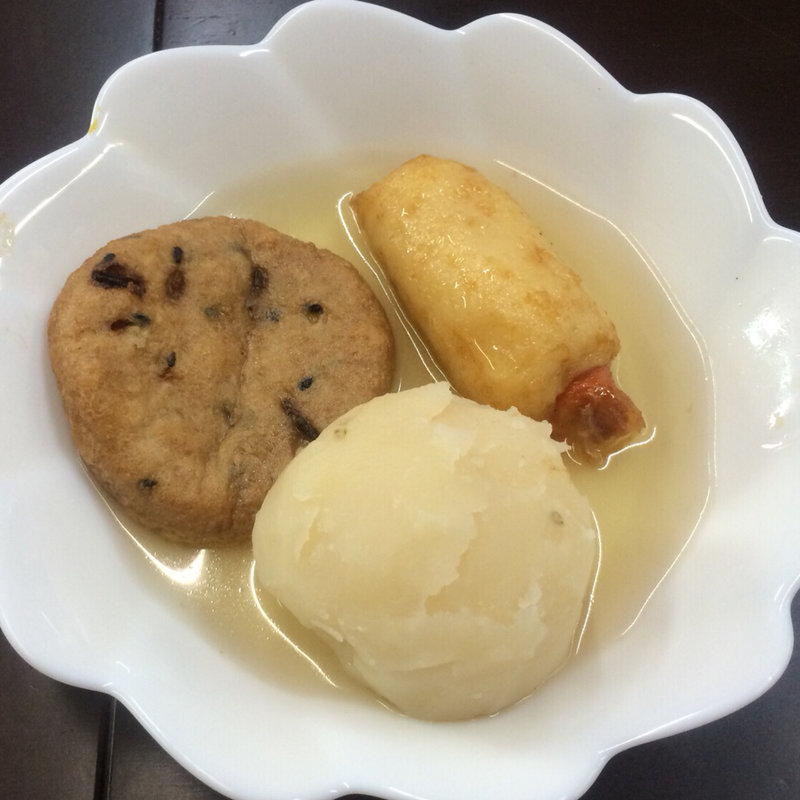 おでんセット（おでん3品とおのみもの）(後藤かまぼこ店)