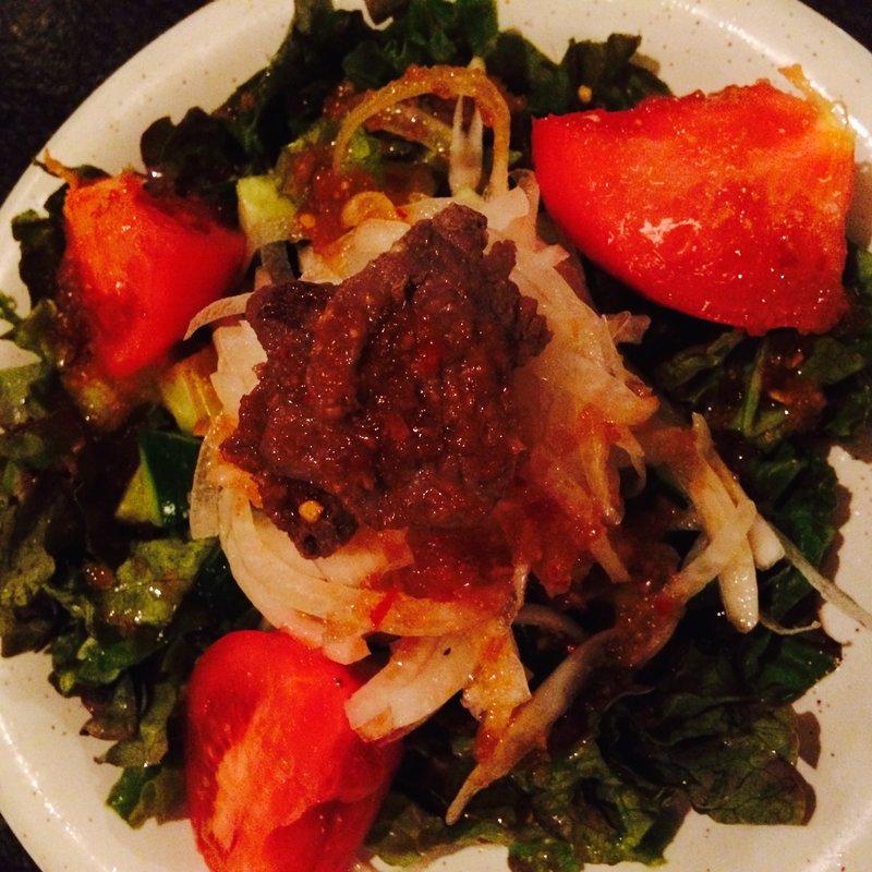 ひつじのステーキサラダ(Bistro ひつじや （ビストロ ヒツジヤ）)