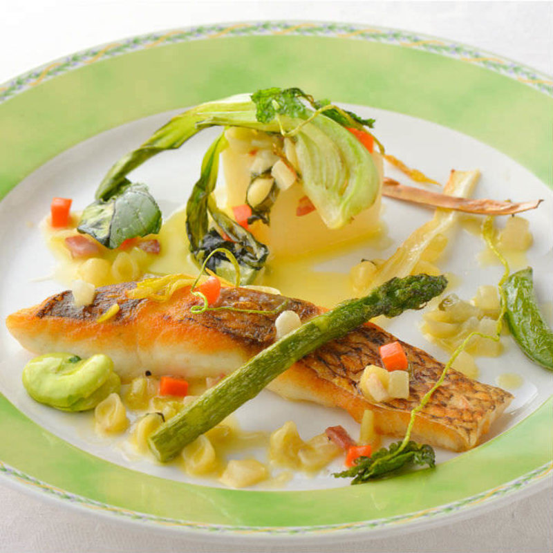 ディナーコース（サワラのハーブ焼き）(ル・ポワソン )