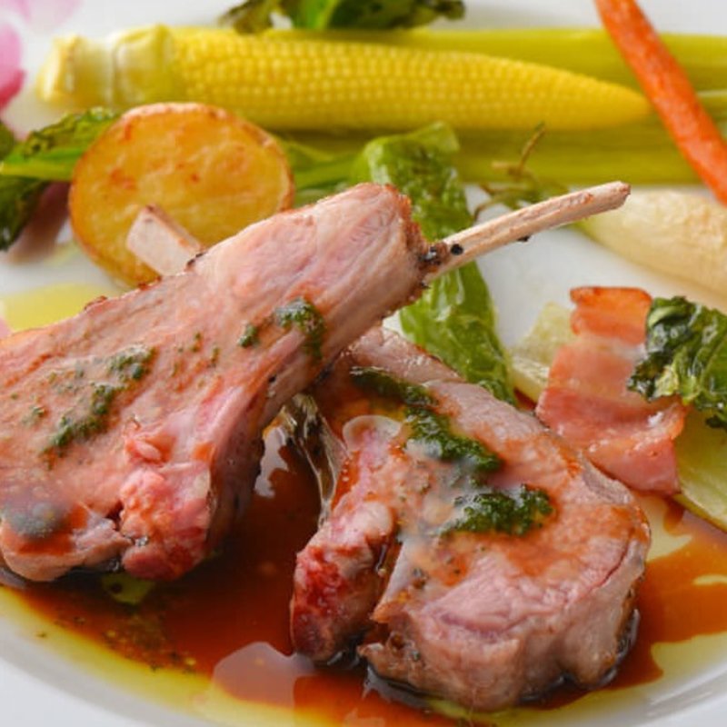 ディナーコース（ラム肉グリル）(ル・ポワソン )