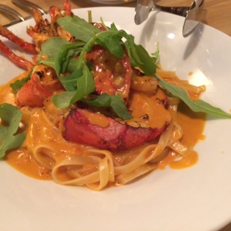 オマール海老のクリームパスタ(京都 山小屋食堂 ガッリーナ （【旧店名】GALLINA rosa）)