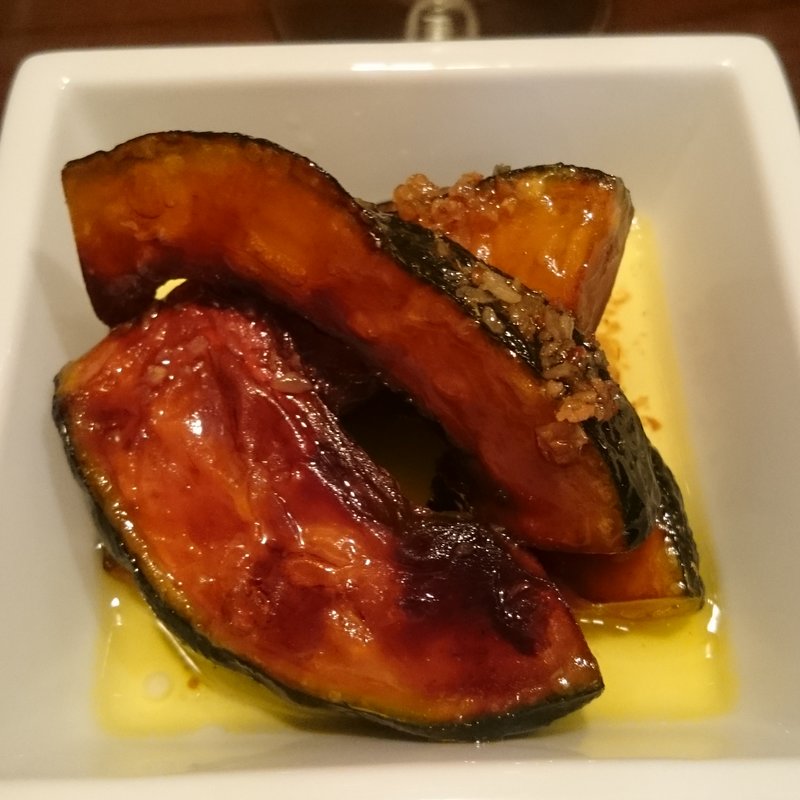 揚げカボチャのローズマリー風味(やっちゃbar)