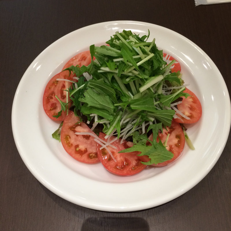 トマト野菜サラダ(北山 洋食カフェ 和蘭芹 （パセリ）)