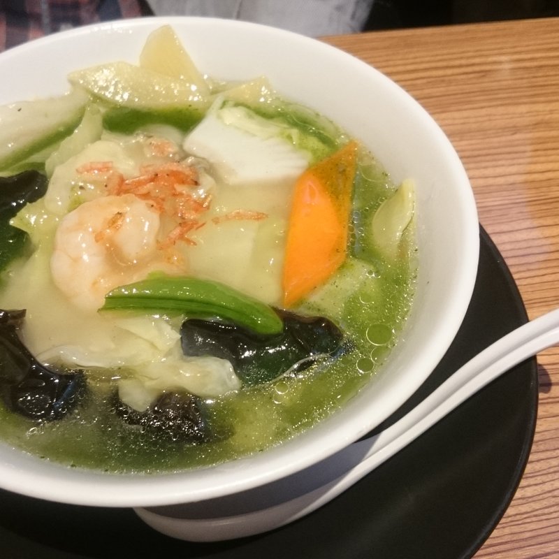 春野菜と海鮮の翡翠たんめん(王記厨房 大和店 （オウキチュウボウ）)