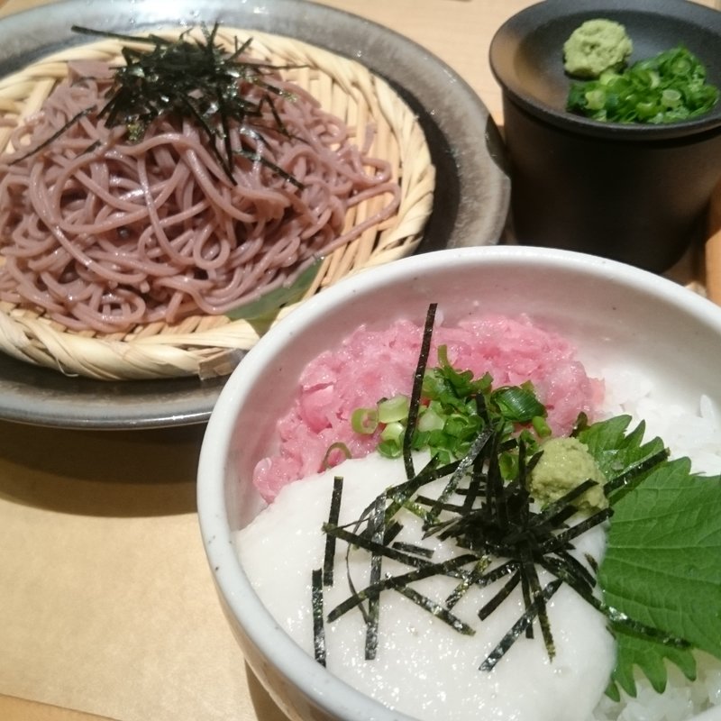 五穀ざるそばと小丼セット(五穀 武蔵村山店)