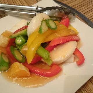 春野菜のオレンジジュレサラダ(豚工房 どんぐり )