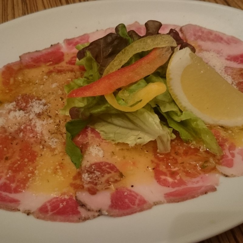 イベリコ豚のカルパッチョ(豚工房 どんぐり )