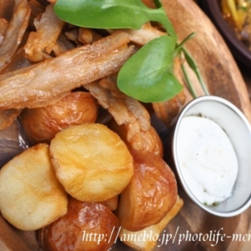 フライドポテト&ごぼうチップス(CAFE THE VUKE（カフェ ザ ブーケ）さいたま新都心店)