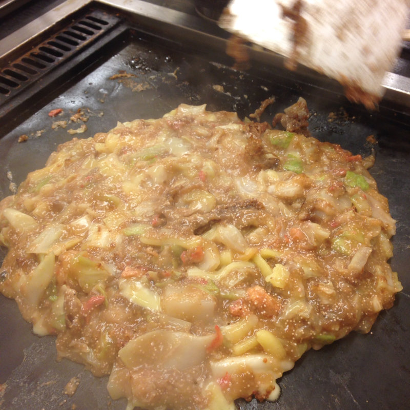 明太子もちチーズもんじゃ(まぐろ家 月島西仲店)