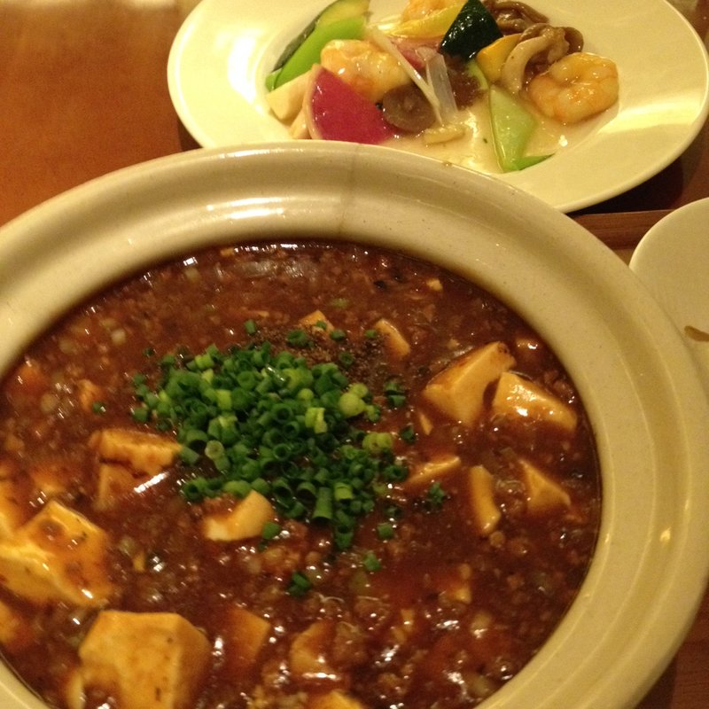 マーボー豆腐の砂鍋仕立て(純中華 南国酒家 伊勢丹新宿店)