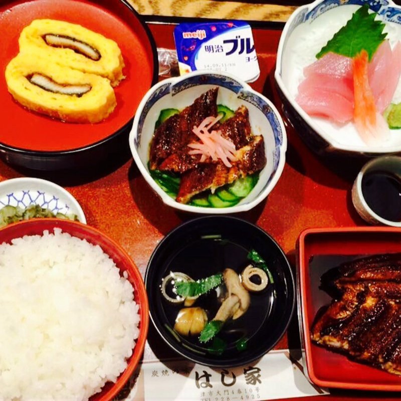 うなぎ定食(鰻はし家)