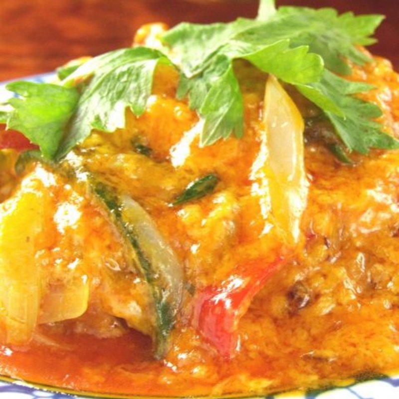 海老のカレー卵とじ(タイレストラン 沌-Thong- コレド日本橋店)