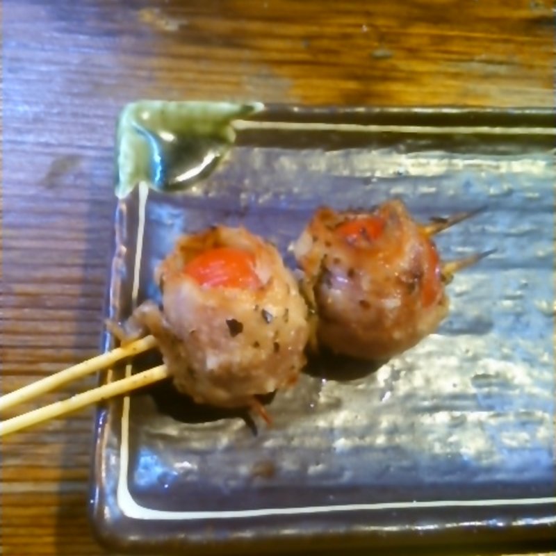 トマト巻き　塩(炭焼 鳥佳)