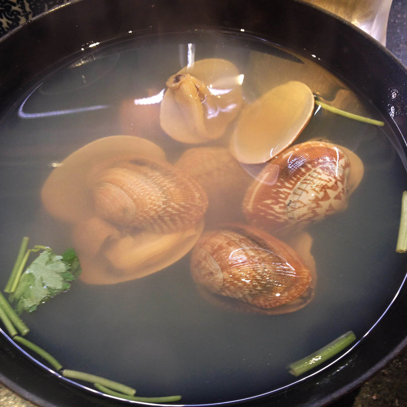 あさりすまし汁(回し寿司活 目黒店)