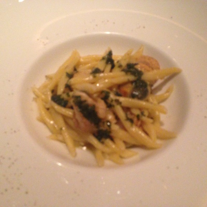 海の幸たっぷりショートパスタ(アンティカ オステリア デル ポンテ)