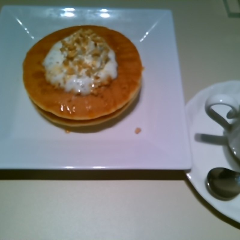 キャラメルパンケーキセット(Cafeルノアール 新宿京王モール店)